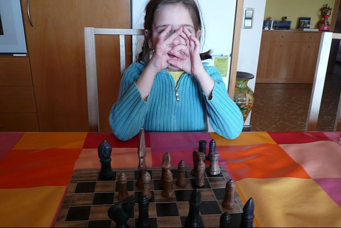 Exciting chess game